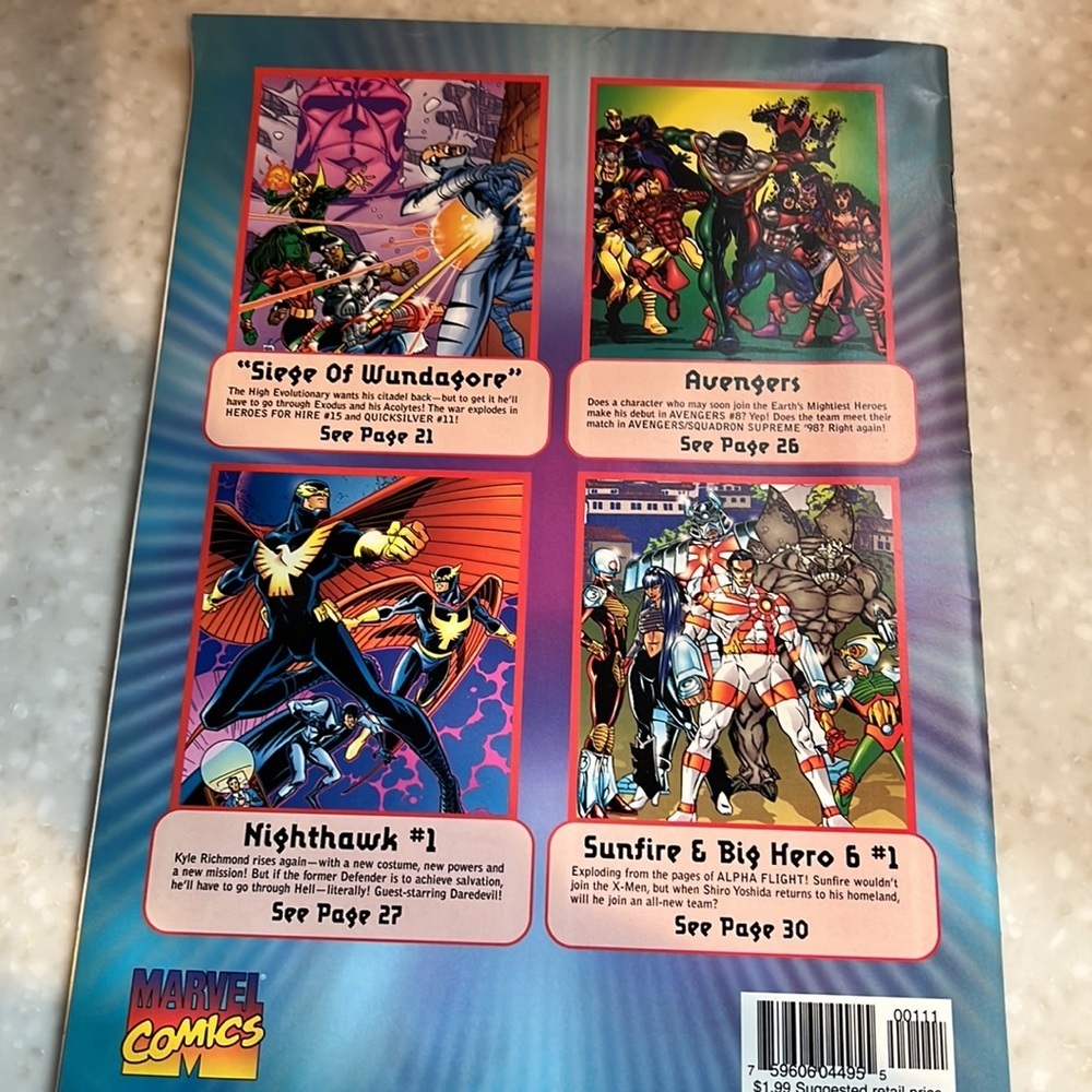 Marvel vintage catalog - Picture 3 of 8